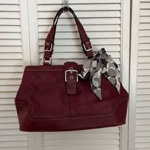 Red Coach Purse
